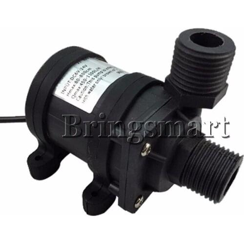 Free Shipping SR800FX Water Aquarium Cycle 12V Self-priming Pump 24V Silent Pressure Pump 340-650L/H Solar Landscape Circulator