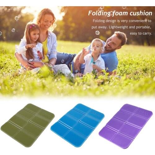 Folding Foam Sit Mat Portable Waterproof Moisture-proof Cushion for Camping Hiking Outdoor Rest Roadside Rest Beach Cushion