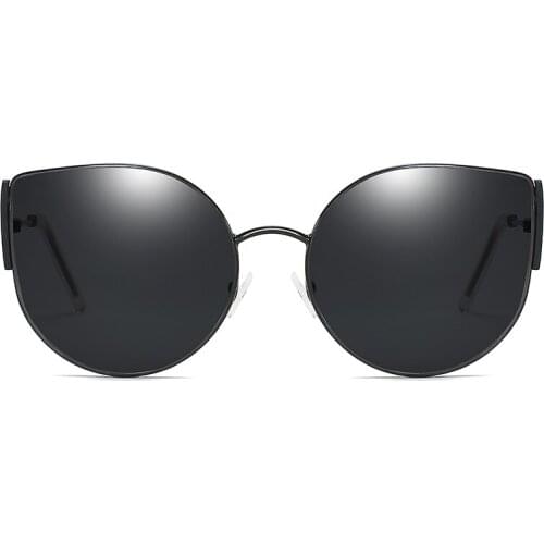 2019 New Sunglasses Net Red Ladies Fashion Cat Eyes Big Box Sun Glasses for Women Black Spectacles Female Womens Glasses