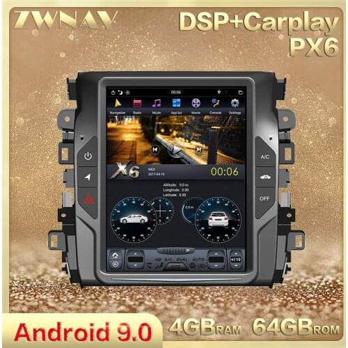 Tesla Style vertical touch screen Android 9.0 Car Multimedia Player For HONDA AVANCIER 2017+ car GPS Navi Radio stereo head unit