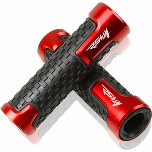 High Quality 7/8''22MM CNC Aluminum & plastic Hand 22mm Motorcycle handlebar grips handle bar Motorbike For aprilia RSV4 rsv4