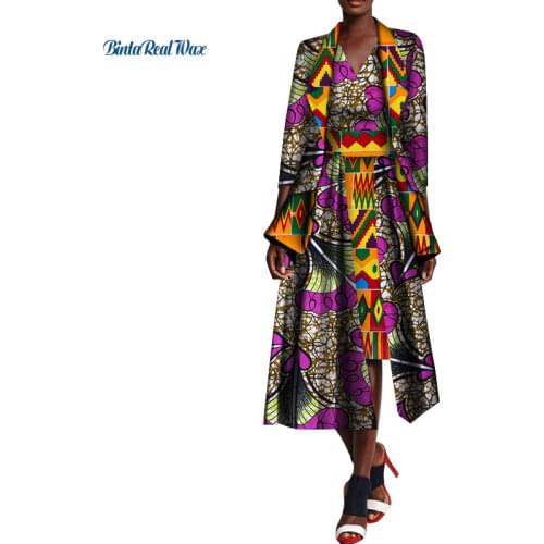 Bazin Riche Hollow Sleeve Top and Skirts Sets for Women Casual Traditional African Women Clothing 2 Pieces Skirts Sets WY3954