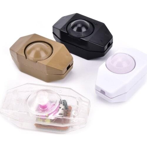 2020 High Quality Lamp Dimmer Cord Switch Plug In Table Floor Light Dimming On Off Dimmer Switch 1A60w