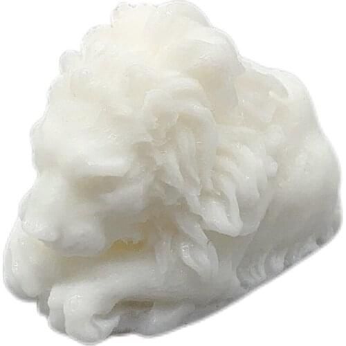 3d Lying Lion Silicone Mold Scented Candle Mold Resin Mold Half-length Squatting Lion Home Decoration Plaster Mold Candle Making