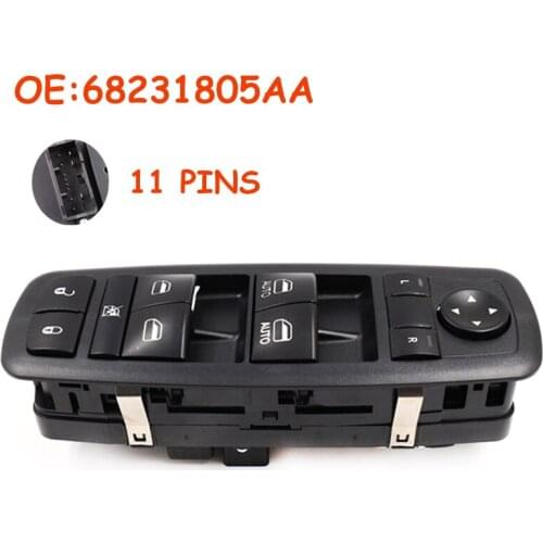 68231805AA For 2011-2017 Dodge Charger Chrysler Front Left Window lier switch drivers side Power Master Window Switch Car