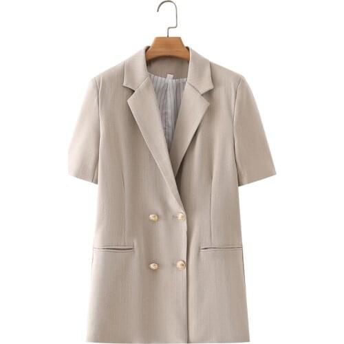 2021 New Spring Summer Women Female Sexy Polyester Blazer Brand Blouse Outwear Womens Suit