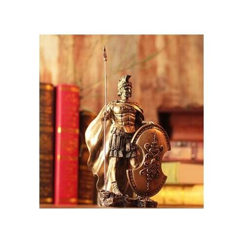 A Rome samurai warrior armor Home Furnishing creative bar ornaments jewelry crafts creative nostalgia statue Retro decoration