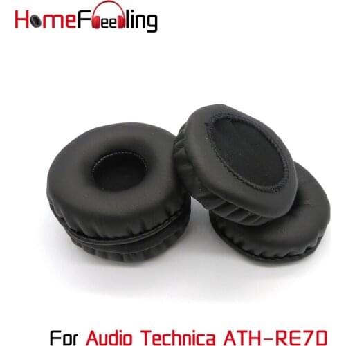 Homefeeling Ear Pads for Audio Technica ATH-RE70 Headphones Super Soft Velour Sheepskin Leather Ear Cushions Replacement