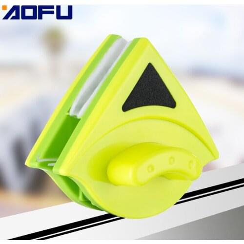 Double Side Glass Cleaning Brush Magnetic Window Cleaning Magnets Cleaner Brush Tool Double Side Magnetic Brush for