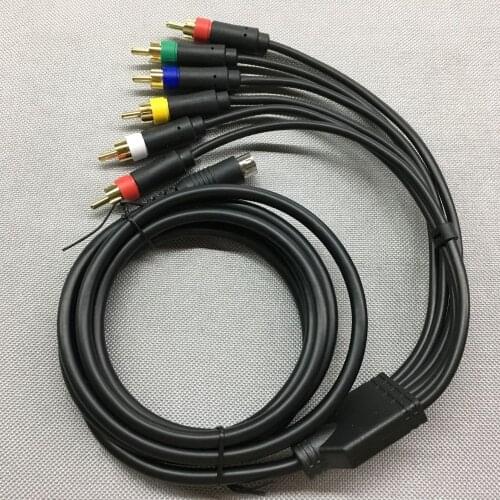 FZQWEG For SEGA Saturn RGB/RGBS RCA Cable For Sony PVM BVM NEC XM UPSCALER BNC Not Component