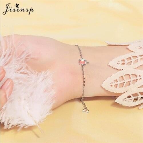 Jisensp Romantic Rainbow Unicorn Stud Earrings Cute Silver Color Earrings Fashion Jewelry for Women Girls Valentines Day Gift