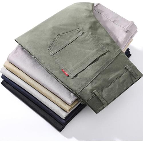 Xiaomi mijia classic casual trousers mens business straight-leg cotton trousers fashion stretch slim solid color casual pants