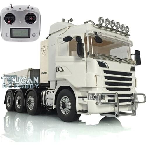LESU 1/14 6*6 Metal Chassis Bumper Hopper Radio Hercul Tractor Truck Sca THZH1013-SMT3