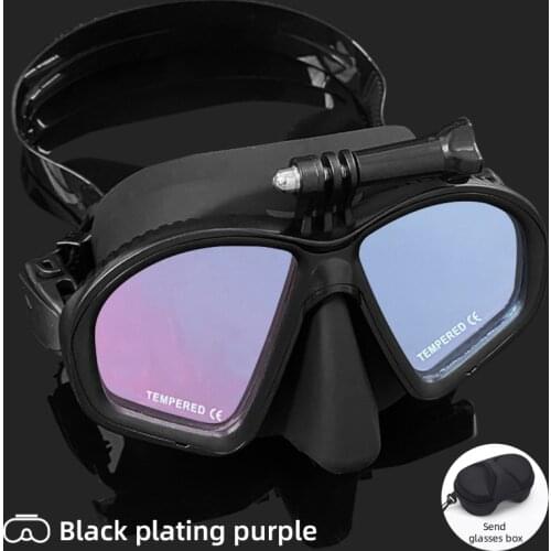 2021 low volume free diving mask scuba equipment Underwater full face mask Free-dive goggles professional Snorkeling glasses