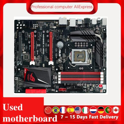 For Asus Maximus VI Hero Desktop Motherboard Z87 Z87M LGA 1150 For Core i7 i5 i3 DDR3 SATA3 USB3.0 Original Used Mainboard