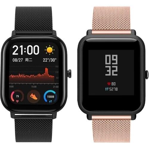 Metal Watch Band for Huawei Honor ES Soft Milanese Wrist Strap Replacement Bracelet Watch Quick install Accessories Belt