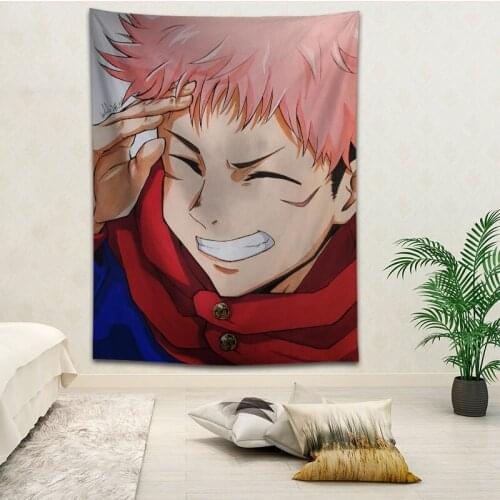 Jujutsu-Kaisen Wall Hanging Tapestry Home Party Decorative Tapestries Photo Background Cloth Table Cloth Wall Tapestry