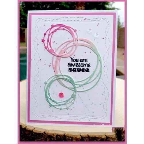 Irregular Circles Metal Cutting Dies Stencil Scrapbooking Photo Album Card Paper Embossing Craft DIY