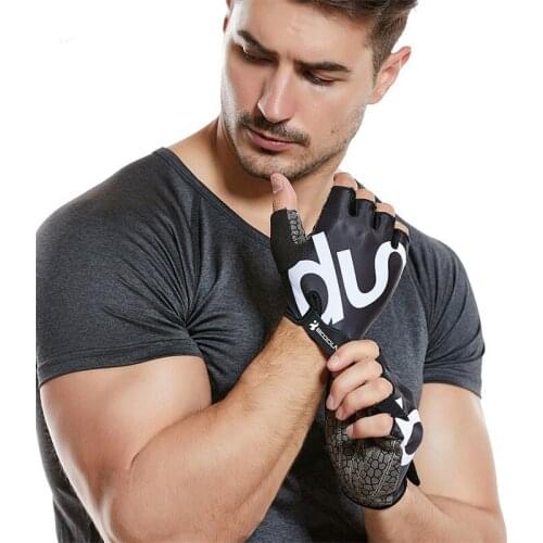 Non-slip Fitness Gloves Half Finger Breathable Cycling Sport Gloves Outdoor Anti Shock Glove For Bicycle MTB GYM