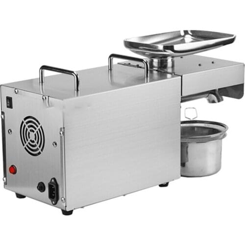 Fully Automatic Stainless Steel Oil Press Export Small Family Hot and Cold Oil Press EF