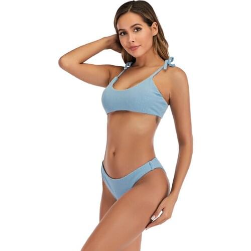 Sexy Bikini, Bikini, New Womens Swimsuit In Solid Color