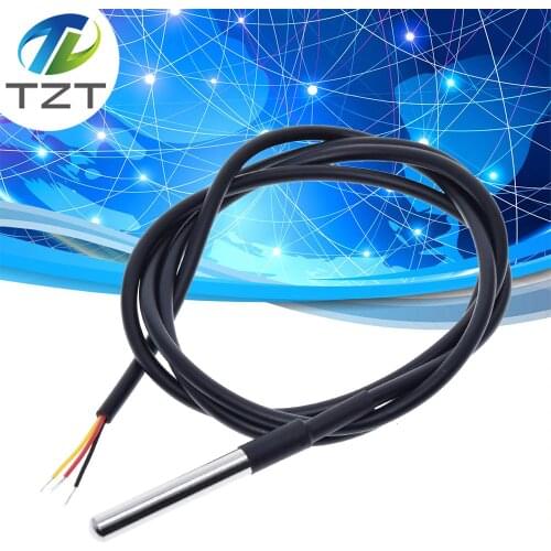 DS1820 Stainless steel package Waterproof DS18b20 temperature probe temperature sensor 18B20 For Arduino