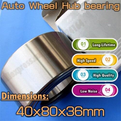 Bargaining Long-Lifetime High speed Car Bearing Auto Wheel Hub bearing DAC40800036 Free Shipping 40*80*36 40x80x36 mm