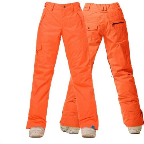 GSOU SNOW Brand Women Ski Pants Waterproof Snowboard Pants Winter Outdoor Skiing Snowboarding Sport Trousers Female Snow Clothes