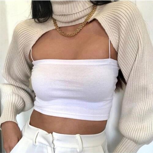 Women Fashion Street Y2K Stylish Sweaters Turtleneck Pullovers Cover Top Ladies Long Sleeve Backless Knit Sweater Solid 4 Colors