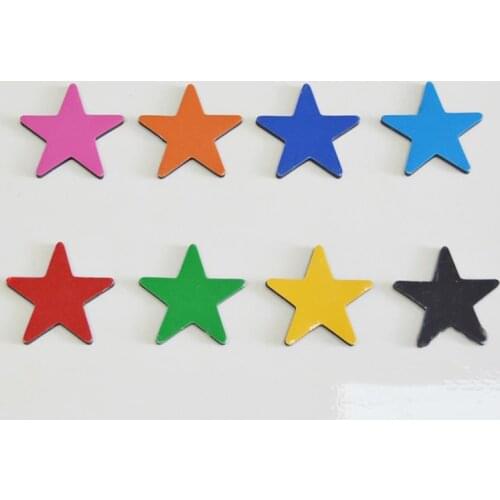 10Pcs/set New Lovely Color Star Magnetic Board Stickers MINI Fridge Magnet Stickers Educational Toys for Children Gifts
