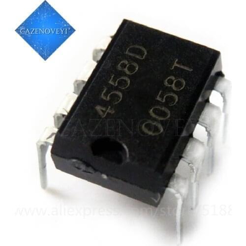 10pcs/lot NJM4558D NJM4558 NJM4558DD JRC4558D JRC4558 RC4558 RC4558P DIP-8 In Stock