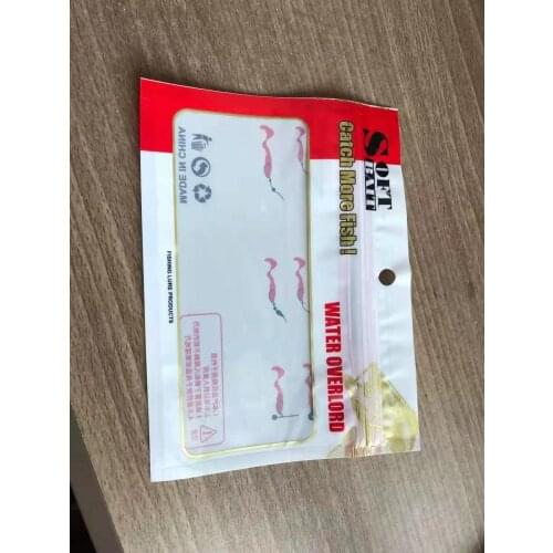 100pcs 16x12cm Fishing Lures Bag Ziplock Self Seal Zipper Plastic Bag, Ziplock Zip Lock Bag Fishing Package