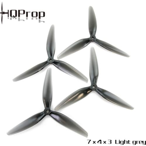 2Pairs HQPROP 7X4X3 7040 3-Blade PC Propeller for RC FPV Racing Freestyle 7inch Long Range LR7 Drones DIY Parts