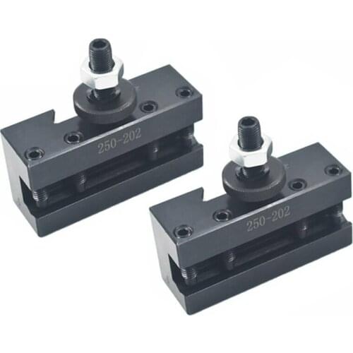 2Pcs 250-202 Quick Change Tool Post 3/4 Inch Boring Turning Holder Boring/Facing/Turning Holder for Lathes Tools
