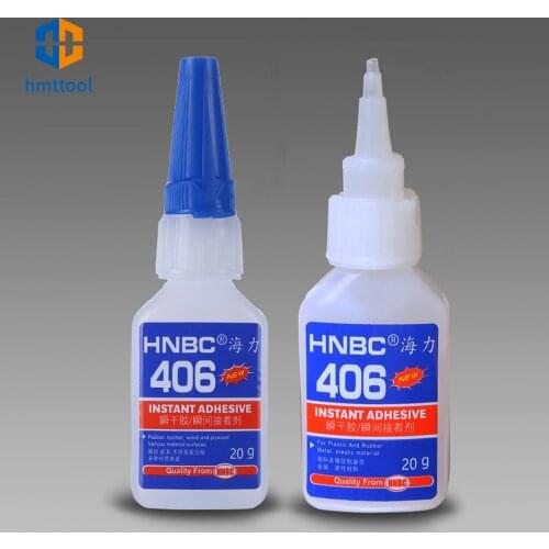 20G 406 Transparent Liquid Quick-drying Strong Glue DIY Dedicated Universal Glue Instant Adhesive Leathe Jewelry Adhesive Tools