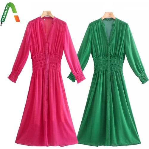 Adherebling Summer Dresses With Buttons