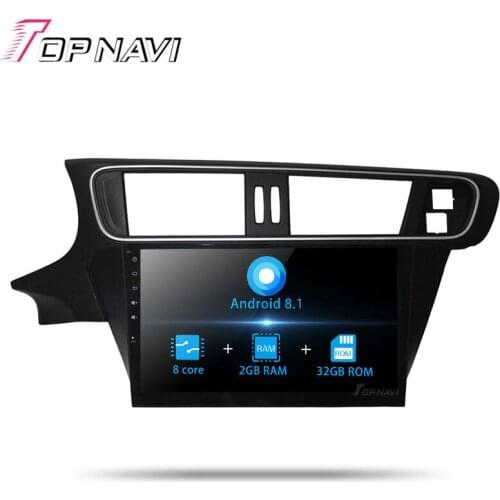 Autoradio Auto Multimedia Radio Player 10.1''Android 8.1 For Citroen C3-XR 2014 Stereo Car GPS Navigation with Optional 3G OBD2