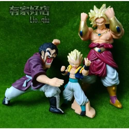 Bandai Dragon Ball SHF HG PLUS EX2 Brolly Satan Action Figure Model Toy Collection Anime Dolls Fans Gift NO Bipod