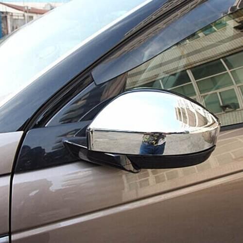 Side door wing rearview mirrors sticker cover frame trim for land rover discovery sport Exterior chormium styling Accessories