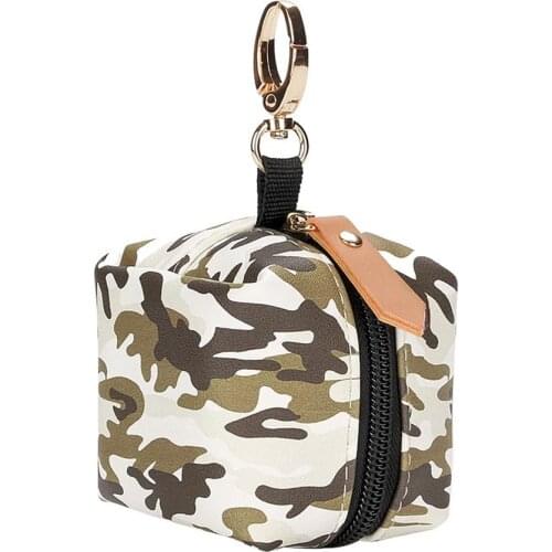 Fashion Printed PU Pacifier Case Waterproof Pacifiers Hold For Teether Store Baby Teething Soothing Toys Infant Newborn