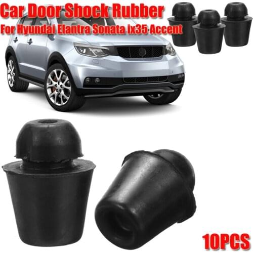 10Pcs Car Door Bumper Dampers Buffer Pad Anti Shock Bump Stop Rubber Sleeve Pad Cover For Hyundai Elantra Sonata ix35 Accent