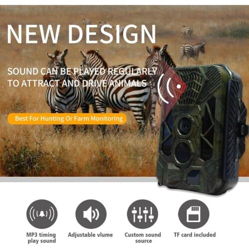 HB561 Trail Camera Infrared Night Vision HD 1080P Camcorder Mini Portable Waterproof Camera For Outdoor Wildlife Hunting Cameras