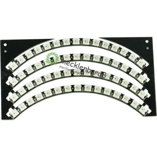 Ring Wall Clock 60 Super Bright WS2812 5050 RGB LED Panel Lamp for Arduino