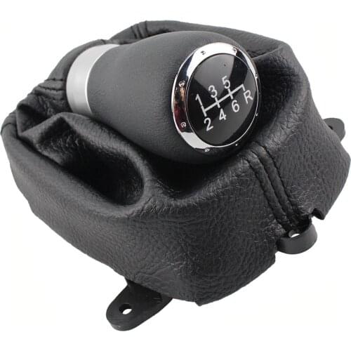 Leather Car Gear Shift Lever Knob Gear Stick Head Handball Lever For HONDA ACCORD VIII 8 MK8 (08-14) Parts 5 and 6 Speed