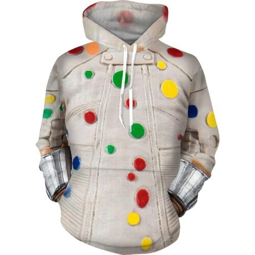 Polka Dot Man Abner Krill Cosplay Hoodie 3D Printed Hooded Sweatshirt Casual Streetwear Pullover