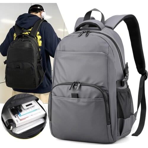 Mens Laptop Backpack 15.6‘’ Waterproof Travel Backbag University student book bag College School Bags For Teenager Boys 2021