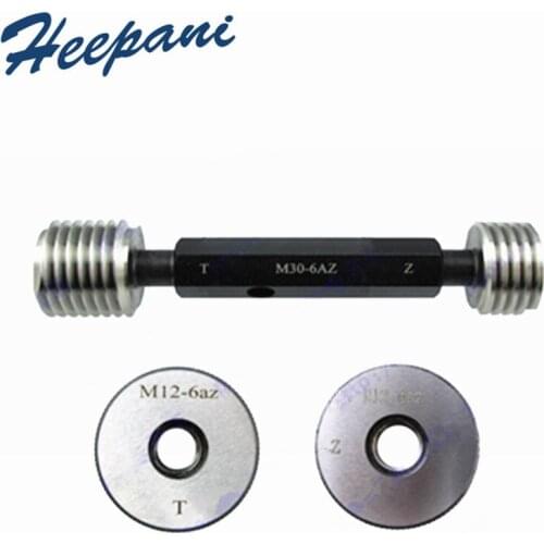 Galvanized thread gauge plug ring gauge 10-6AZ / 12-6AZ / 14-6AZ thrad machine taps cutting tapping tool screw O gage GO NOGO