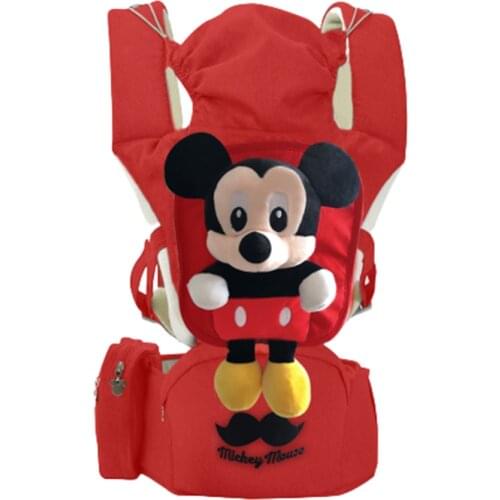 Disney Baby Carrier Waist Stool Newborn Infant Baby Sling Front Mickey Mouse Baby Wrap Carrier for Baby Travel 0-18 Months