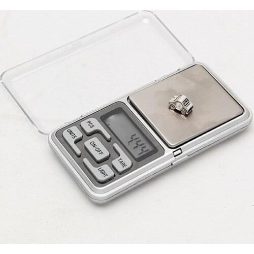 Portable 200g x 0.01g Pocket Digital Scale High Accuracy Electronic Jewelry Diamond Gold Balance Weighting Scales Blue Backlight