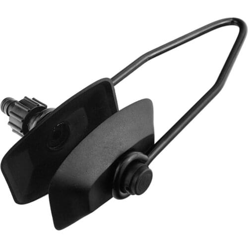 Marine Boat Rectangular Ear Muffs Durable Rubber Single Feed Outboard Engine Black Motor Flusher Yacht Water Universal